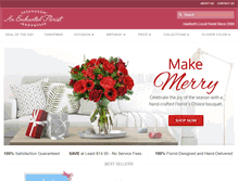 Tablet Screenshot of anenchantedfloristofca.com